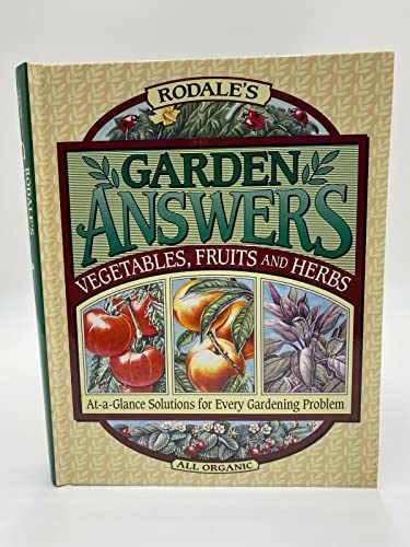 Rodale’s Garden Answers: – Hardcover, by Bradley Fern Marshall – Very Good j
