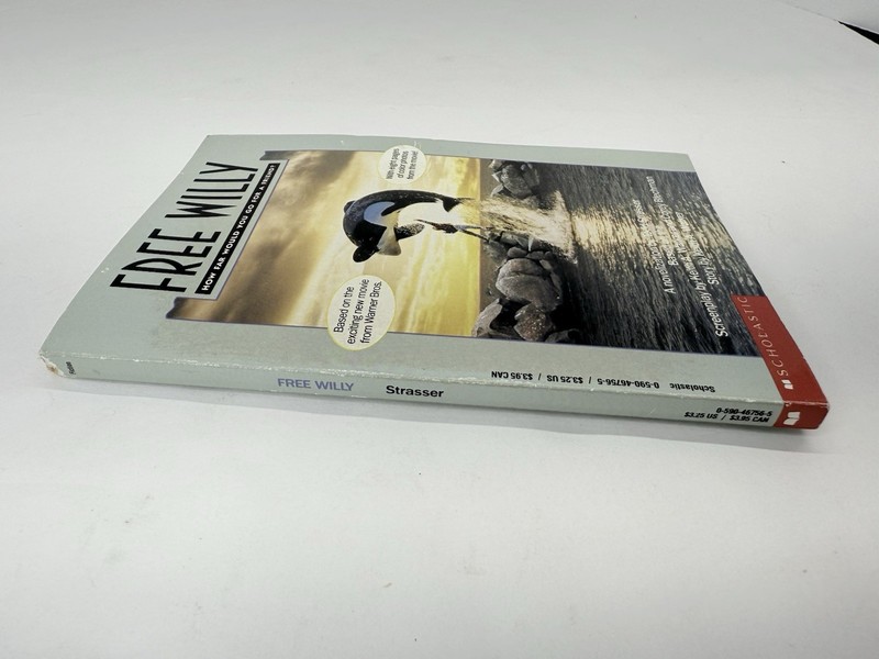 1993 Free Willy Todd Strasser Children Movie Chapter Paperback Scholastic Book gallery