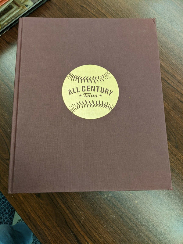 ALL CENTURY BASEBALL TEAM, by VANCIL 1999 Oversized Book 215 Pages