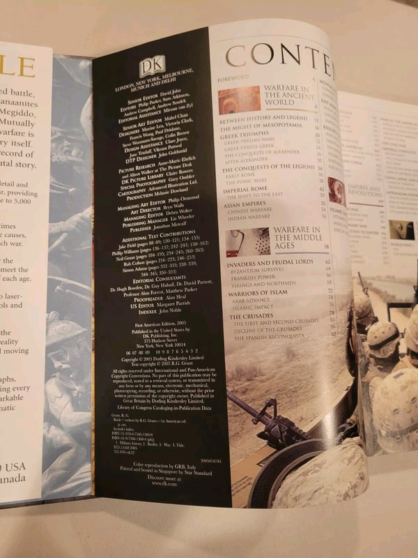 DK - Battle: A Visual Journey Through 5,000 Years of Combat 1st Ed. Used HC Book gallery
