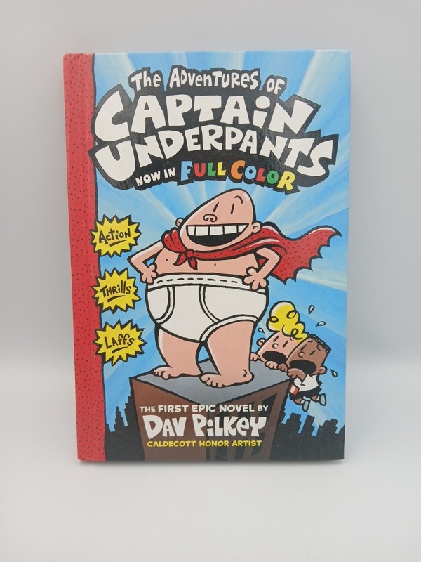 Lot Of 6 Captain Underpants Kids Books By Dav Pilkey (1-5 In Series) gallery