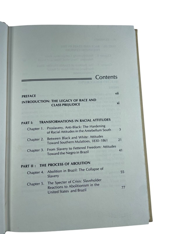 Freedom & Prejudice Toplin 1981 First Edition Slavery History Greenwood Press gallery