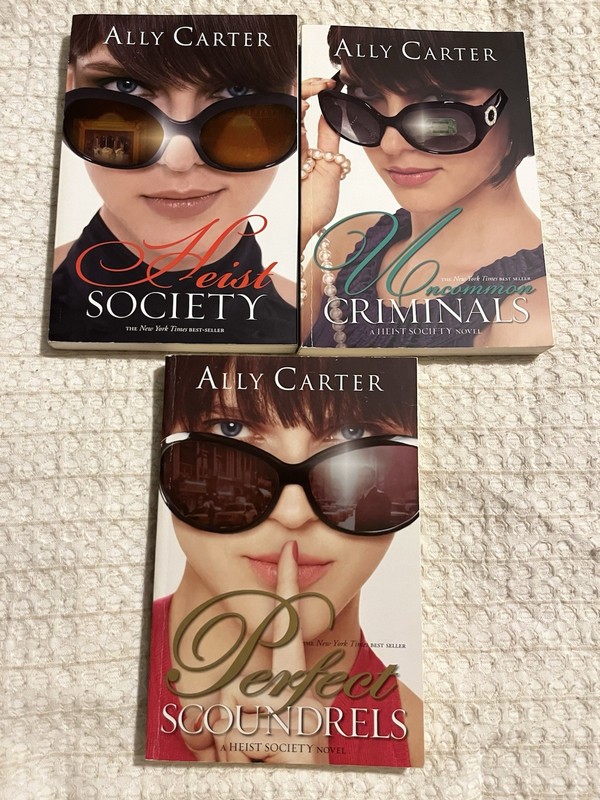 Lot Of 3 Set Heist Society Books by Ally Carter Paperbacks Disney Hyperion