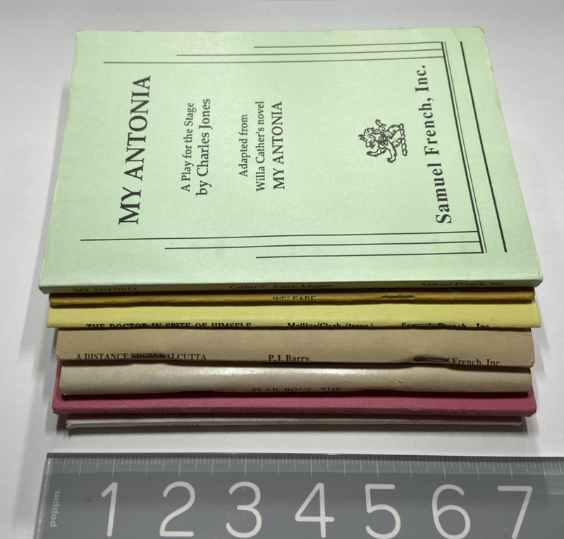 LOT of 7 Samuel French Play Scripts various conditions and years