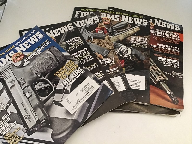 Lot 7 FIREARMS NEWS MAGAZINES; 2021 Issue 12,16-21