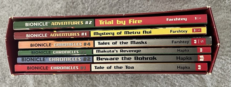 BIONICLE Exclusive Box Set Book Set Bionicles Chronicles #1-4 & Adventures #1-2 gallery