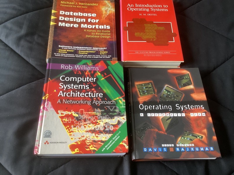 Addison Wesley Lot of 4 Books, Operating Systems gallery