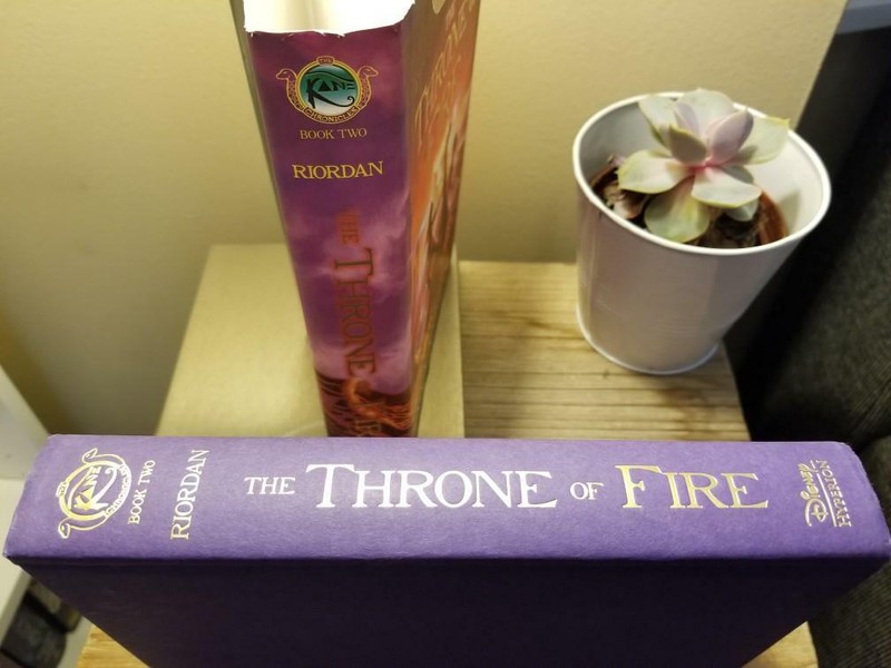 The Throne of Fire - Rick Riordan (Kane Chronicles #2) 1st Ed/1st Pt HB DJ VGC!! gallery