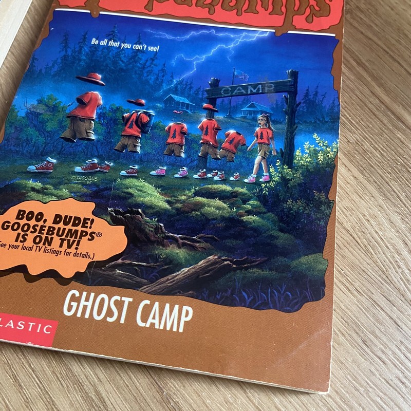 Lot Of 2 Goosebumps #36 The Haunted Mask II & Ghost Camp #45 1st Ed PB Books Vtg gallery