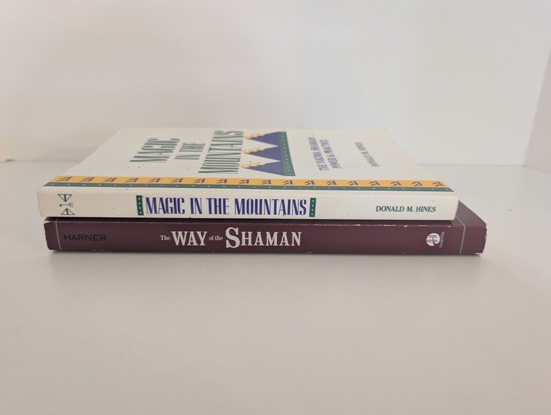 Shamanism 2 Book Lot - The Way of the Shaman and Magic in the Mountains PB gallery