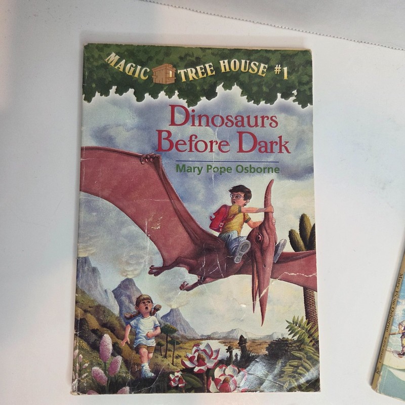 Magic Tree House - Paperback book #1, #4, #9 #10 in GOOD condition gallery