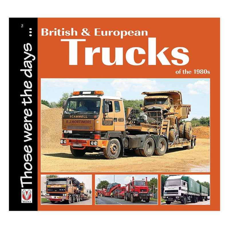 Brand New British and European Turcks of the 1980s Hardcover Book with 96 Pages