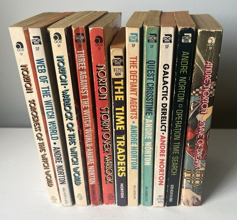 Vintage Paperback Science Fiction Book Lot Of 11 Andre Norton Witch World
