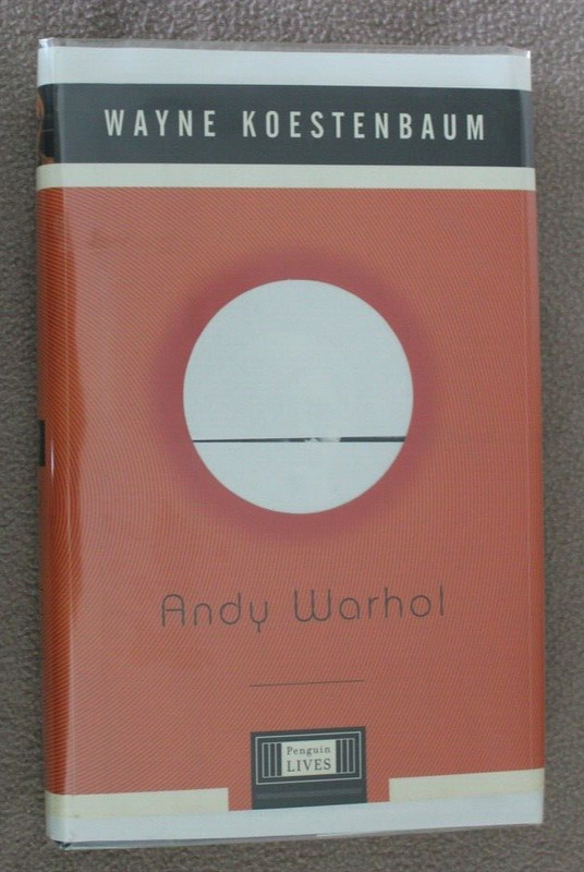 Penguin Lives Series.: Andy Warhol by Wayne Koestenbaum (2001, Hardcover) DJ NEW