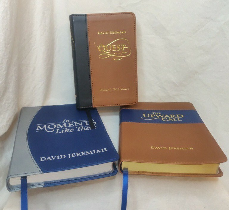 David Jeremiah 3 Book LOT~Quest, The Upward Call, In Moments Like These~LN! gallery