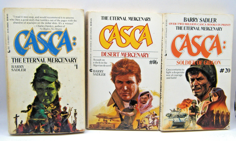 Casca The Eternal Mercenary Barry Sadler Lot 15 Books 1-4, 9-12, 15-18, 20-21 gallery