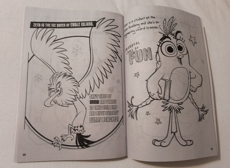 The Angry Birds 2 Movie "Born to be Angry" Coloring Book by Bendon 🆕 Free Ship! gallery