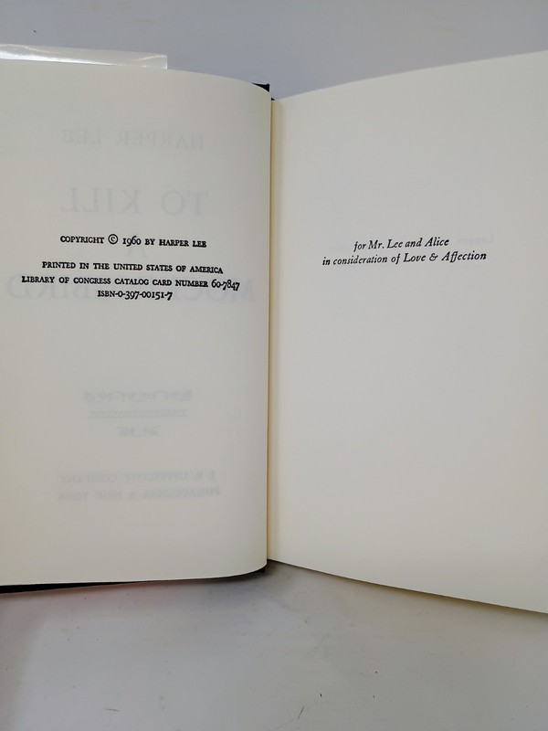 To Kill a Mockingbird by Harper Lee 1960 HC/DJ J.B. Lippincott Company Hardcover gallery