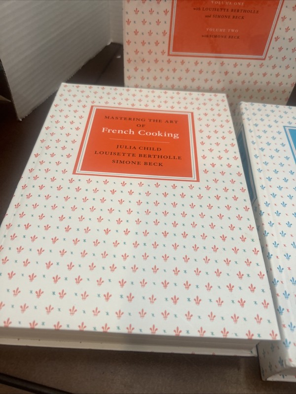 Julia Child Simone Beck Mastering the Art of French Cooking 2 Volume Set EX COND gallery