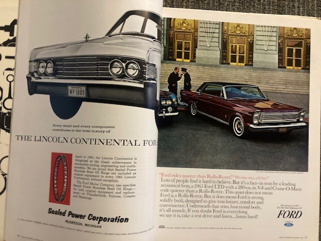 Ward's Quarterly Summer 1965 The Ford Story Automobilia Awesome Vintage Ads gallery