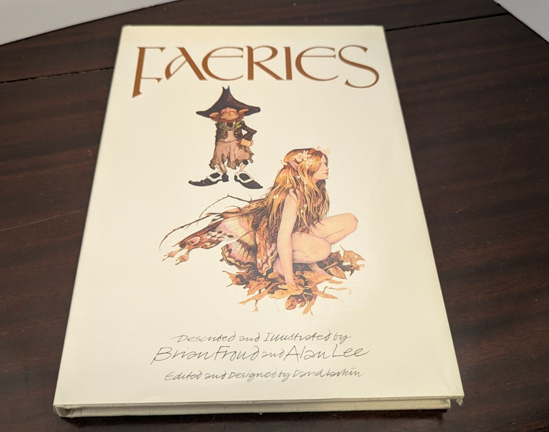 Faeries Brian Froud Alan Lee 1978 Harry N. Abrams HC w/ Dust Jacket Fantasy Art