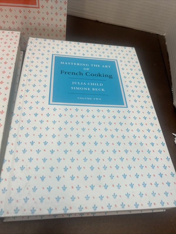 Julia Child Simone Beck Mastering the Art of French Cooking 2 Volume Set EX COND gallery