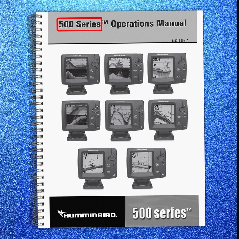 Humminbird 550 560 561 DI 570 571 HD DI User Manual USERS Instruction Guide