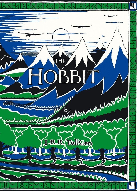 The Hobbit Facsimile First Edition by J.R.R. Tolkien (English) Hardcover Book