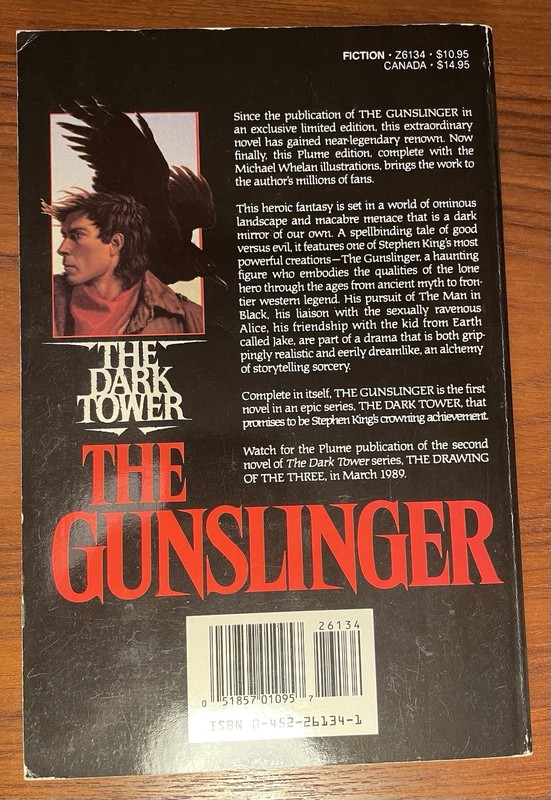 THE DARK TOWER The Gunslinger Stephen King MICHAEL WHELAN 1st Plume Printing TPB gallery