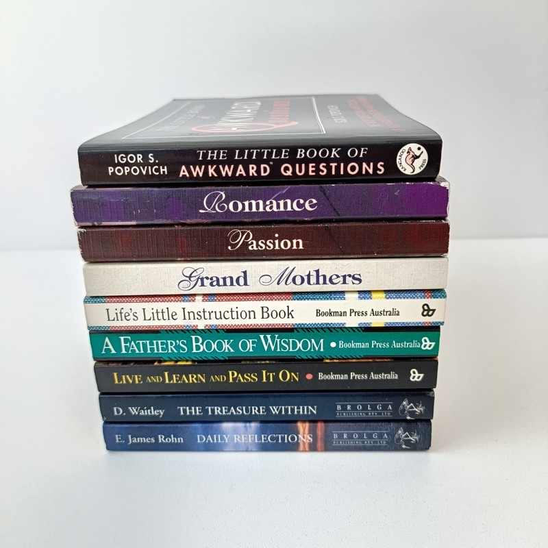 Philosophy Psychology Self Help Inspiration Spirituality Bulk lot of 9 Books