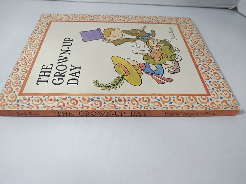 Vintage 1969 The Grown Up Day By Jack Kent ~Parents Magazine Press New York Book gallery