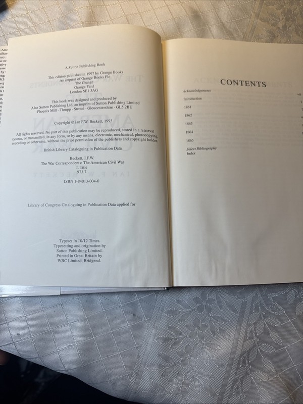 The War Correspondents: The American Civil War Hardback History Confederate Unio gallery