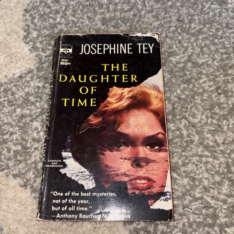Vintage 1960 Berkley Paperback Novel The Daughter of Time by Josephine Tey