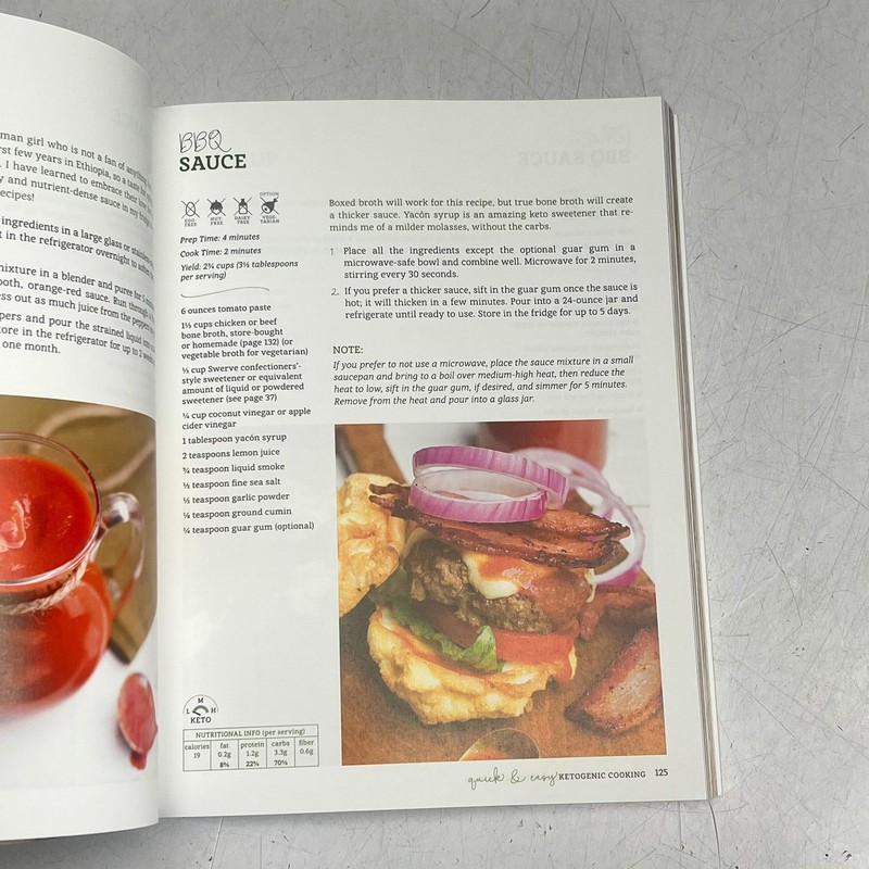 QUICK & EASY KETOGENIC COOKING Time Saving Paleo Recipes Paperback Book gallery