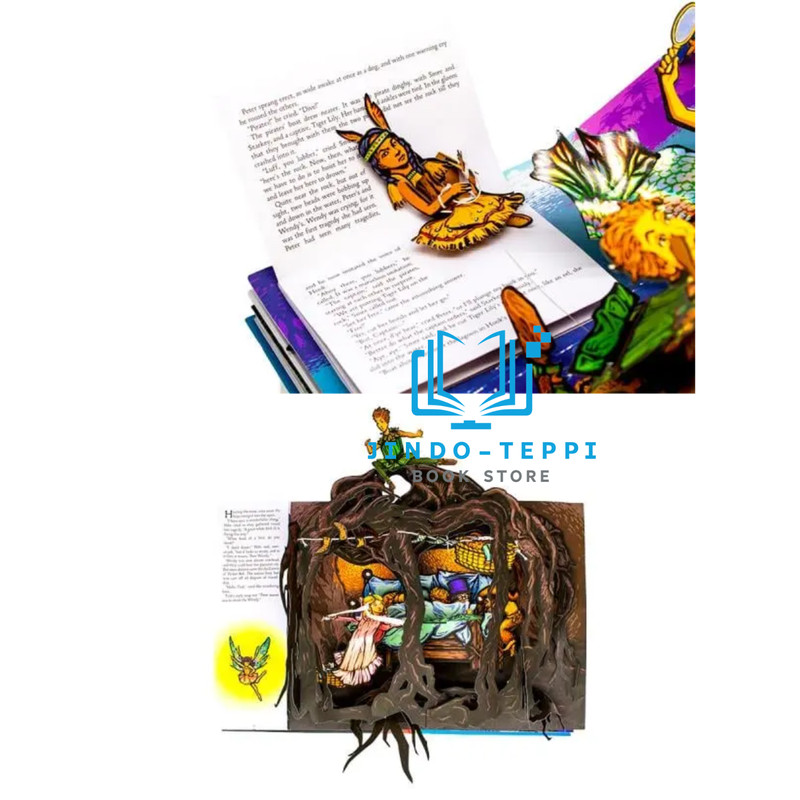 Peter Pan Pop-Up Book HC Robert Sabuda Little Simon Collectible 2008 gallery