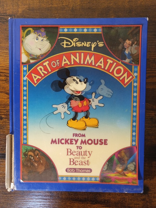 Disney’s Art Of Animation Book By Bob Thomas Publisher Hyperion Hardcover As Is