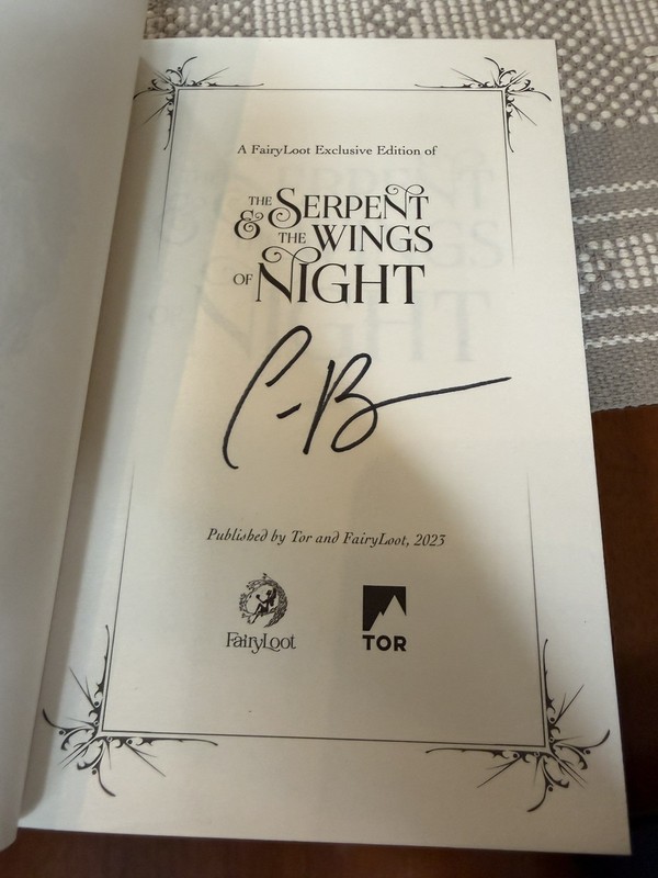 Signed Fairyloot Crowns Of Nyaxia (#1-2) Carissa Broadbent Sprayed Edges gallery