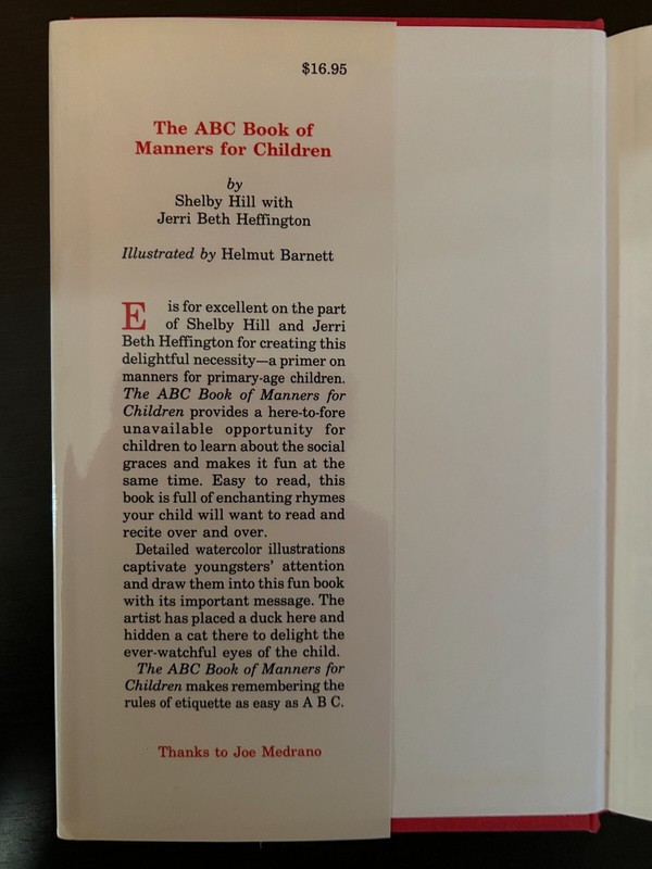 The ABC Book of Manners For Children by Shelby Hill gallery