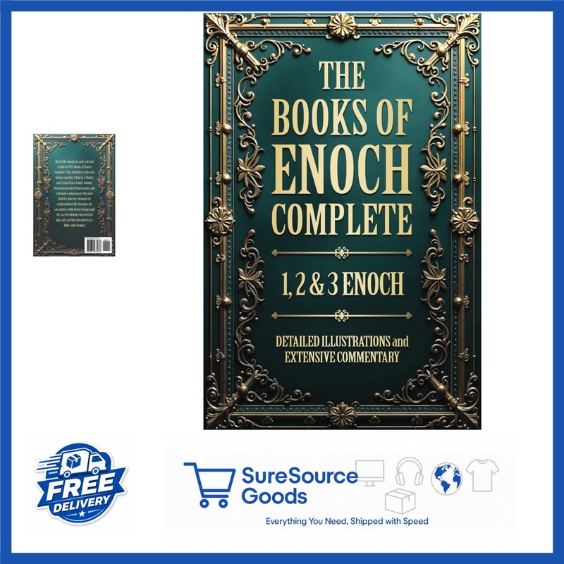 The Books of Enoch Illustrated Edition 207 Pages with Detailed Commentary