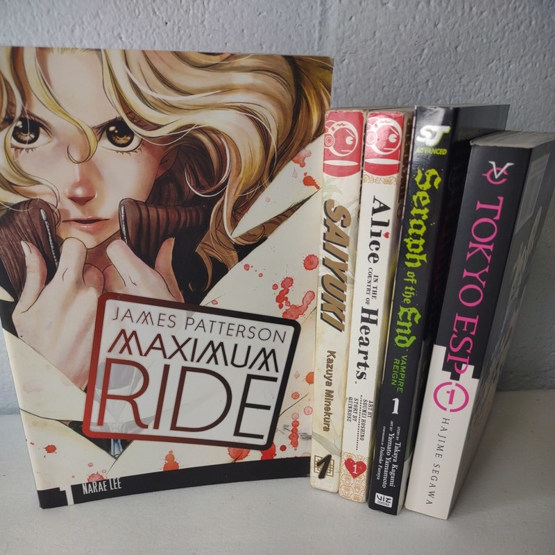 Magna Ainme softback books various titles authors all vol 1 in series Lot of 5