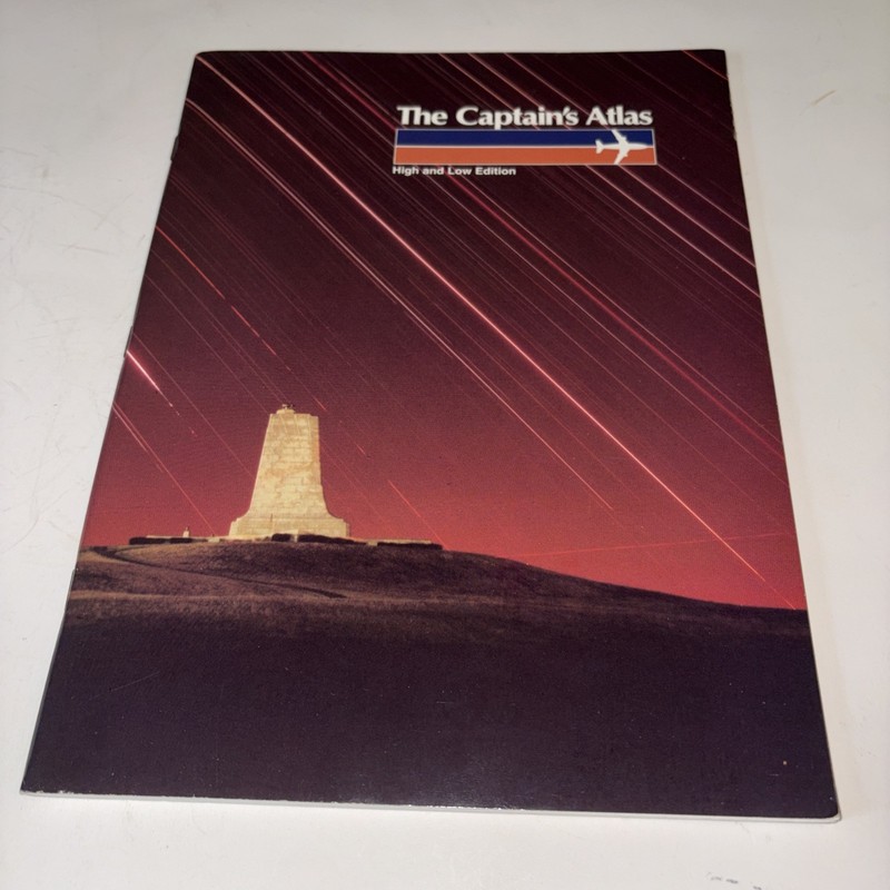 The Captain’s Atlas – High & Low Edition Pilot Flight Map Guide US Canada 2000