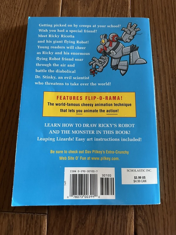 Dav Pilkey Book Lot, Set Of 6, Vintage, Captain Underpants, Ricky Ricotta gallery