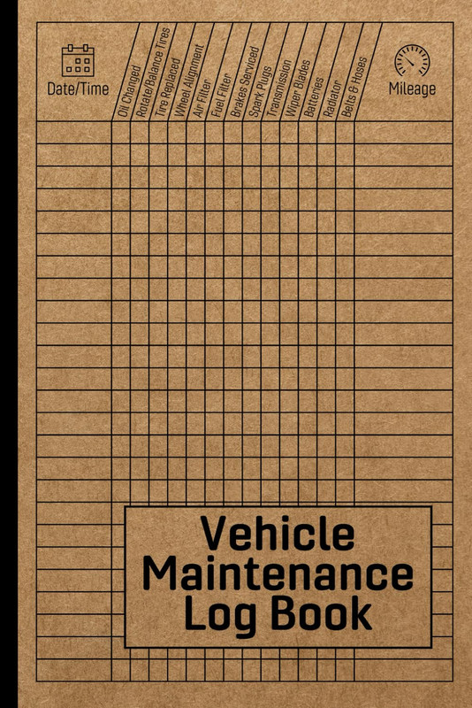 Vehicle Maintenance Log Book: Car Repair Journal / Automotive Service Record Boo gallery