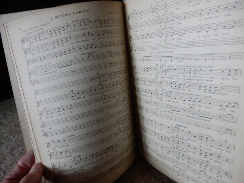 ANTIQUE 1918 JUNIOR SONGS BY HOLLIS DANN 207 PAGES gallery