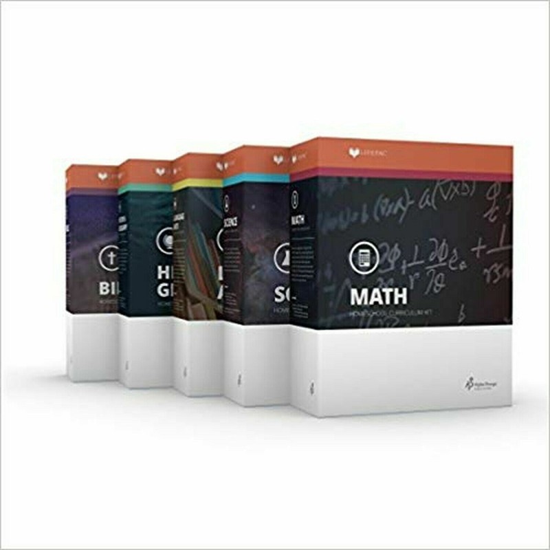LIFEPAC 9th Grade 9 Complete 5-Subject Boxed Set AOP Homeschool LCS0900B