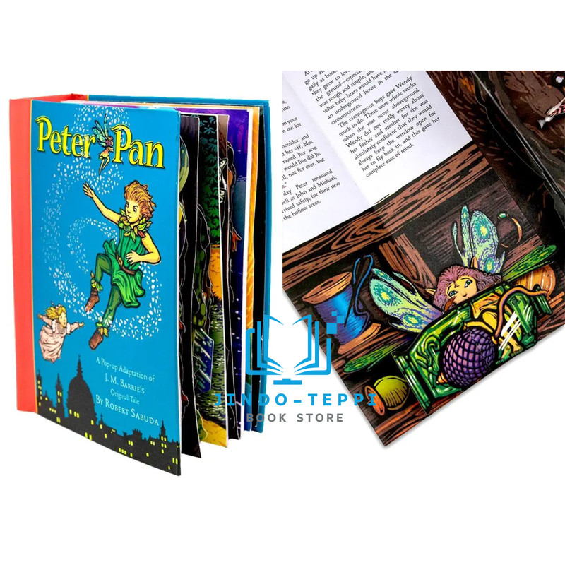 Peter Pan Pop-Up Book HC Robert Sabuda Little Simon Collectible 2008 gallery