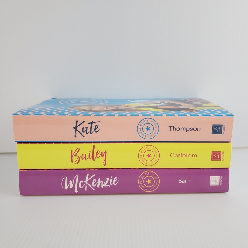 Lot of 3 Camp Club Girls 4 in 1 Mystery Books Kate Bailey McKenzie Christian gallery