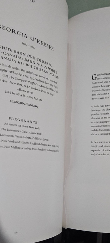 18 PAGES OUT sothebys MRS. PAUL MELLON MASTERWORKS I catalogue 18 PAGES TORN OUT gallery