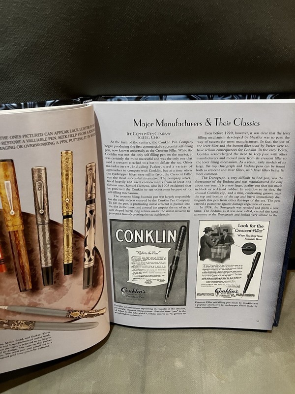 FOUNTAIN PENS ~ Coffee Table Style Book ~ Advertisements History Value 287 Pages gallery