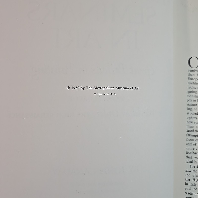 Metropolitan Seminars in Art By Canaday Portfolio E: World in Order ~ 1959 gallery